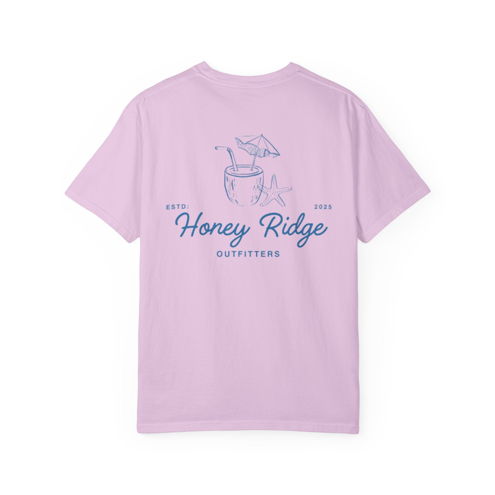 Honey Ridge Unisex Vintage Tee, Casual Surf T-shirt, Outdoor Adventure T-shirt, Gift for Nature Lovers, Beach Day Essential
