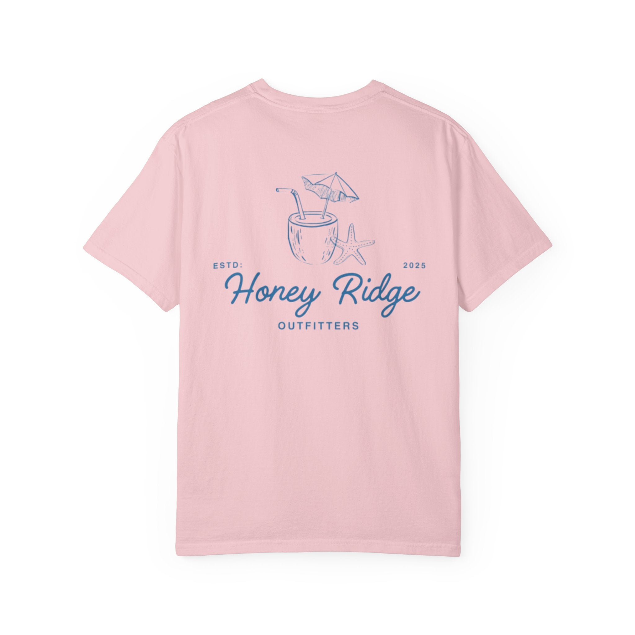 Honey Ridge Unisex Vintage Tee, Casual Surf T-shirt, Outdoor Adventure T-shirt, Gift for Nature Lovers, Beach Day Essential