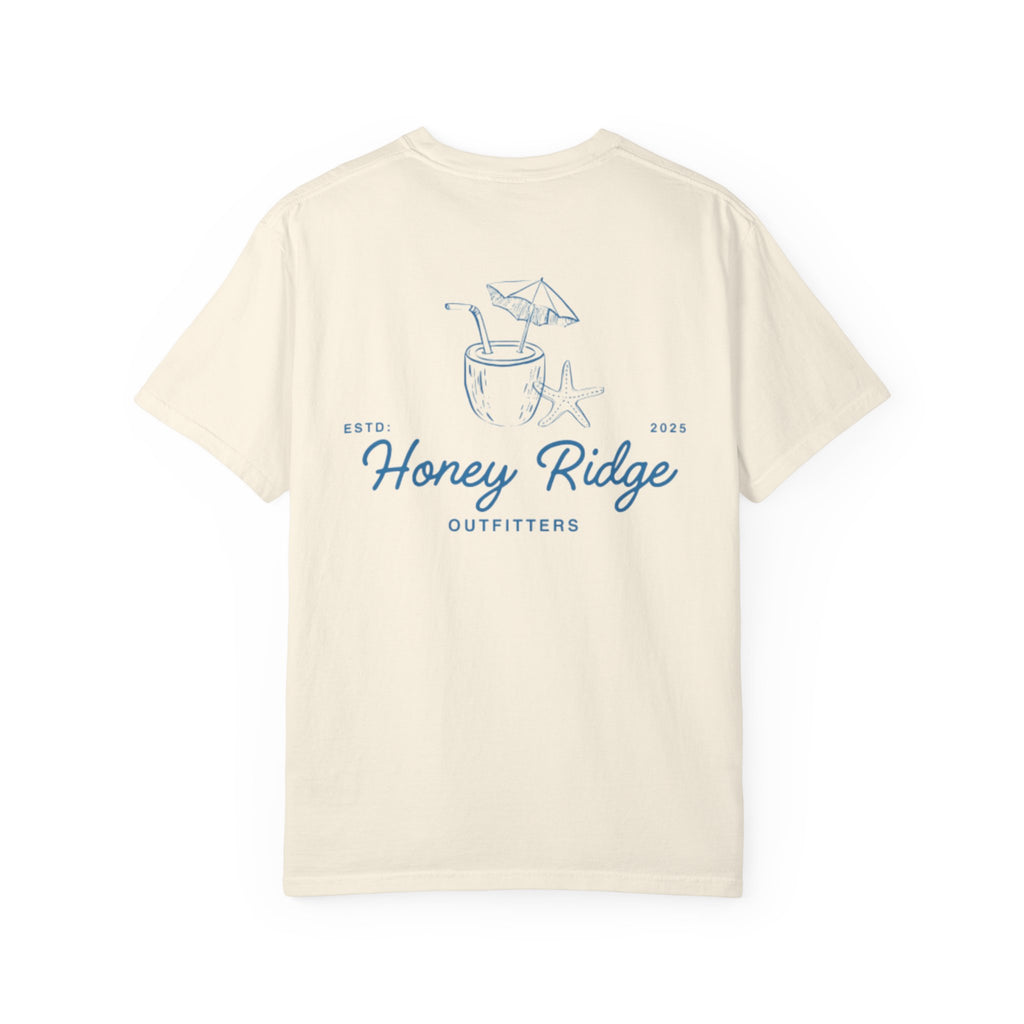 Honey Ridge Unisex Vintage Tee, Casual Surf T-shirt, Outdoor Adventure T-shirt, Gift for Nature Lovers, Beach Day Essential