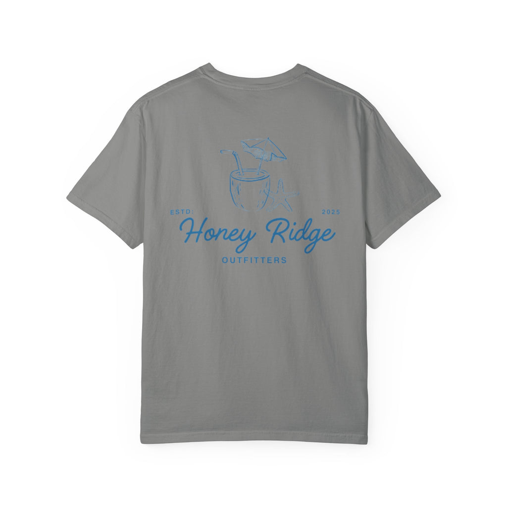 Honey Ridge Unisex Vintage Tee, Casual Surf T-shirt, Outdoor Adventure T-shirt, Gift for Nature Lovers, Beach Day Essential