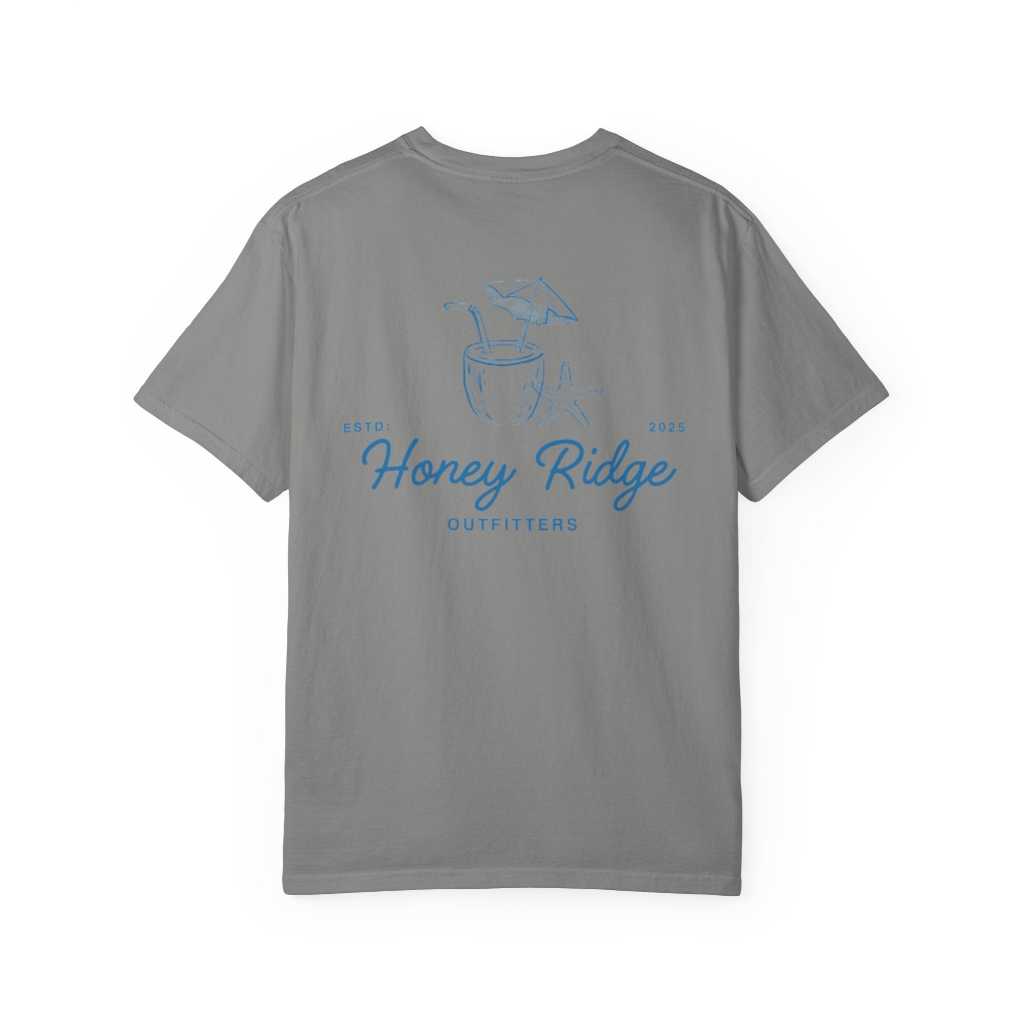 Honey Ridge Unisex Vintage Tee, Casual Surf T-shirt, Outdoor Adventure T-shirt, Gift for Nature Lovers, Beach Day Essential