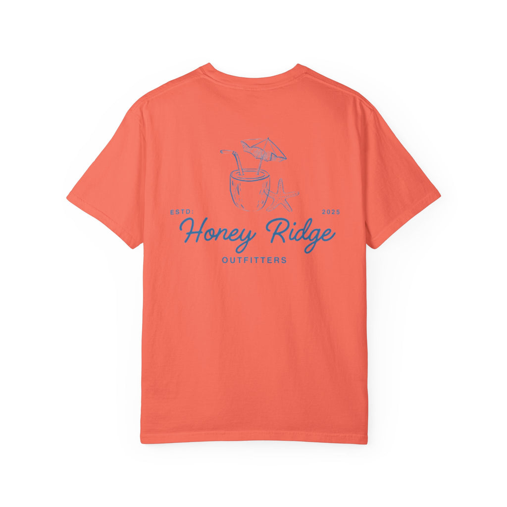 Honey Ridge Unisex Vintage Tee, Casual Surf T-shirt, Outdoor Adventure T-shirt, Gift for Nature Lovers, Beach Day Essential