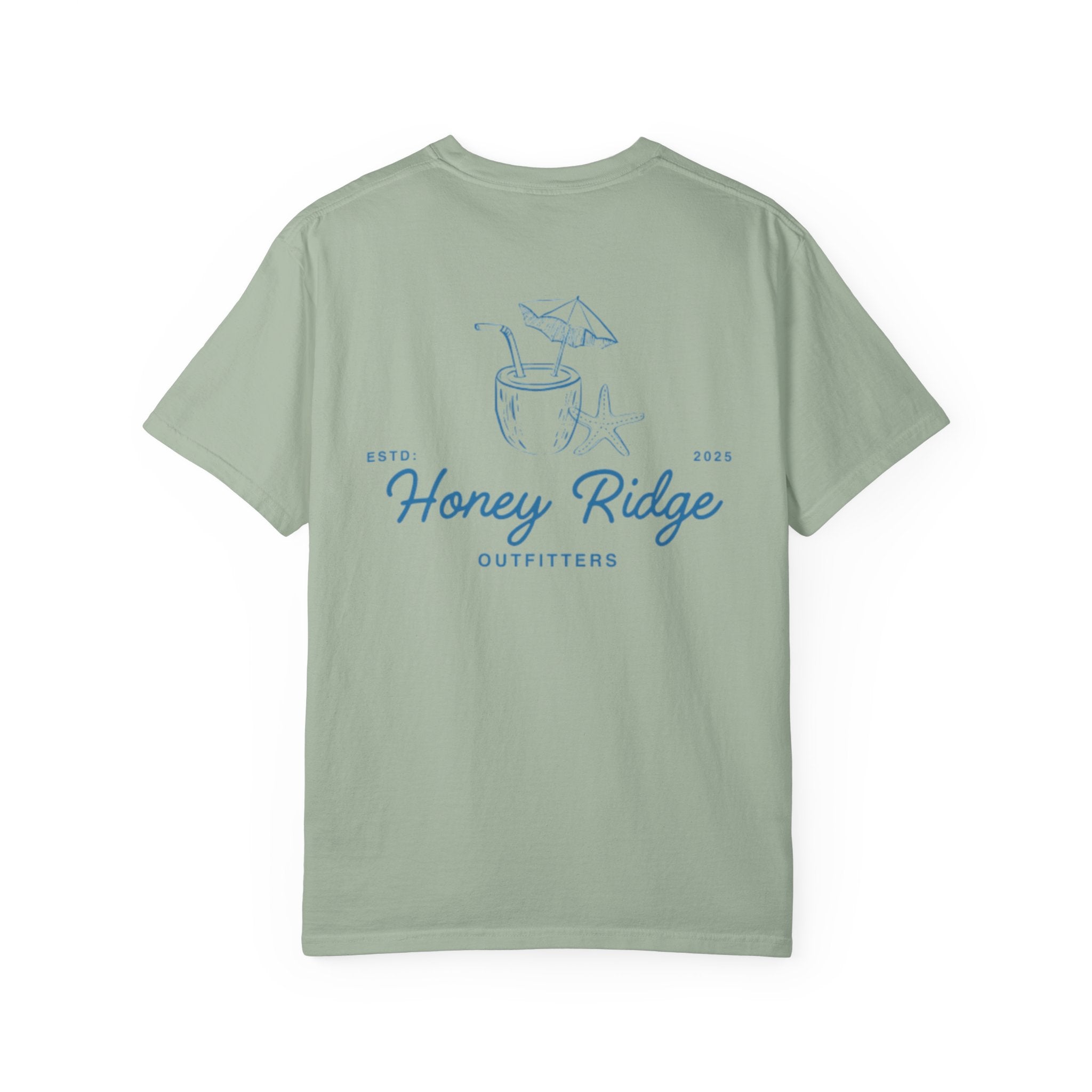 Honey Ridge Unisex Vintage Tee, Casual Surf T-shirt, Outdoor Adventure T-shirt, Gift for Nature Lovers, Beach Day Essential