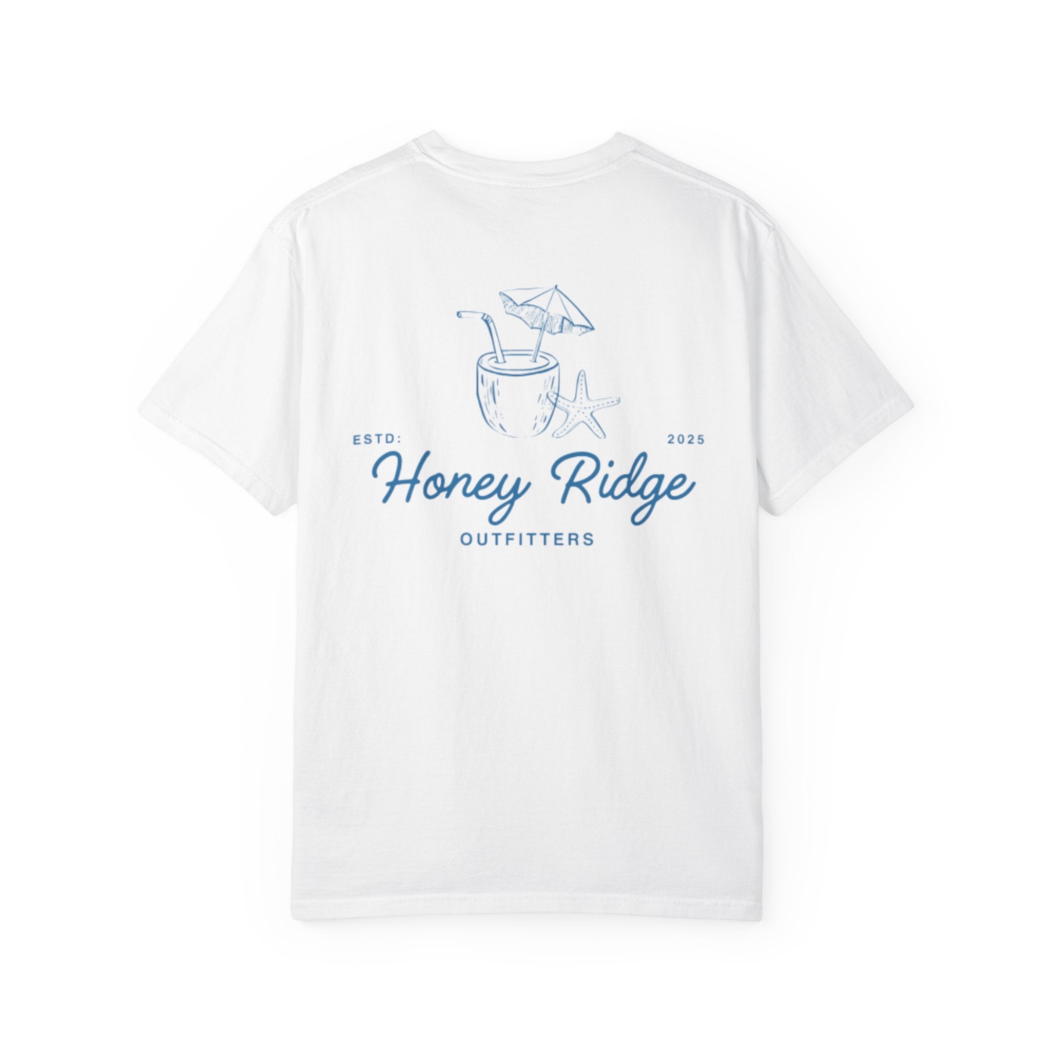 Honey Ridge Unisex Vintage Tee, Casual Surf T-shirt, Outdoor Adventure T-shirt, Gift for Nature Lovers, Beach Day Essential