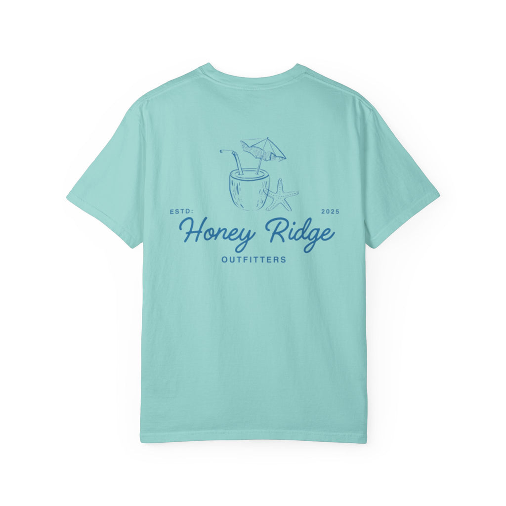 Honey Ridge Unisex Vintage Tee, Casual Surf T-shirt, Outdoor Adventure T-shirt, Gift for Nature Lovers, Beach Day Essential