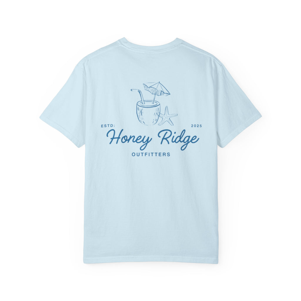 Honey Ridge Unisex Vintage Tee, Casual Surf T-shirt, Outdoor Adventure T-shirt, Gift for Nature Lovers, Beach Day Essential