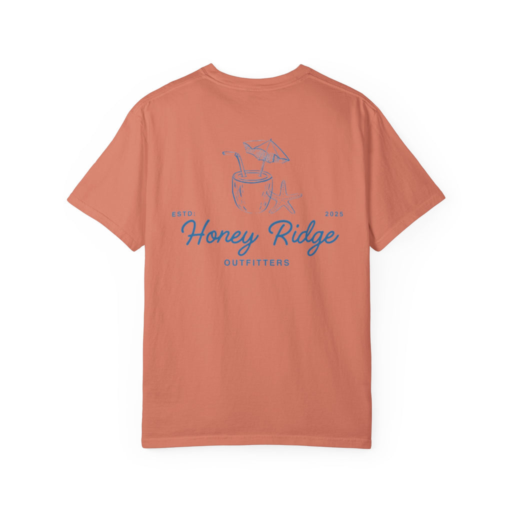 Honey Ridge Unisex Vintage Tee, Casual Surf T-shirt, Outdoor Adventure T-shirt, Gift for Nature Lovers, Beach Day Essential