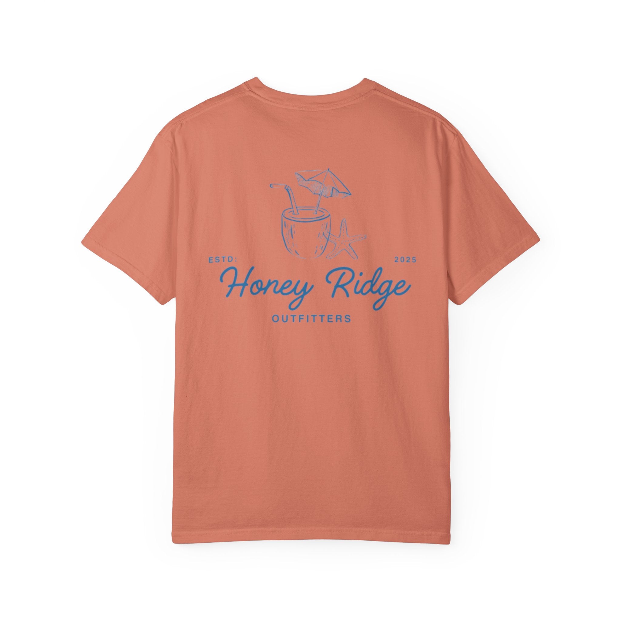 Honey Ridge Unisex Vintage Tee, Casual Surf T-shirt, Outdoor Adventure T-shirt, Gift for Nature Lovers, Beach Day Essential
